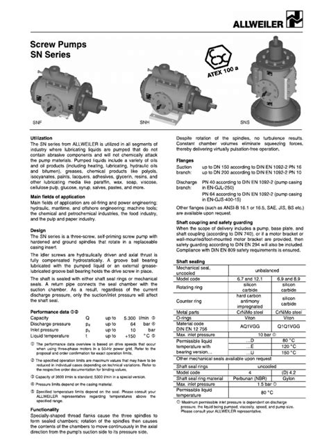 allweiler screw pump snf|allweiler pump catalog pdf.